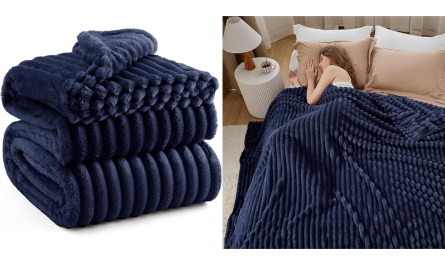 LA VERNE Self Design Double Mink Blanket (Mild Winter) Review 2025 – Best Double Size Blanket India