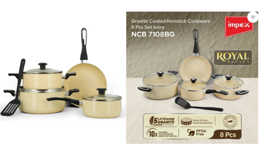 Impex Nonstick Cookware Set Review 2025 – Best Granite Coated Cookware in India