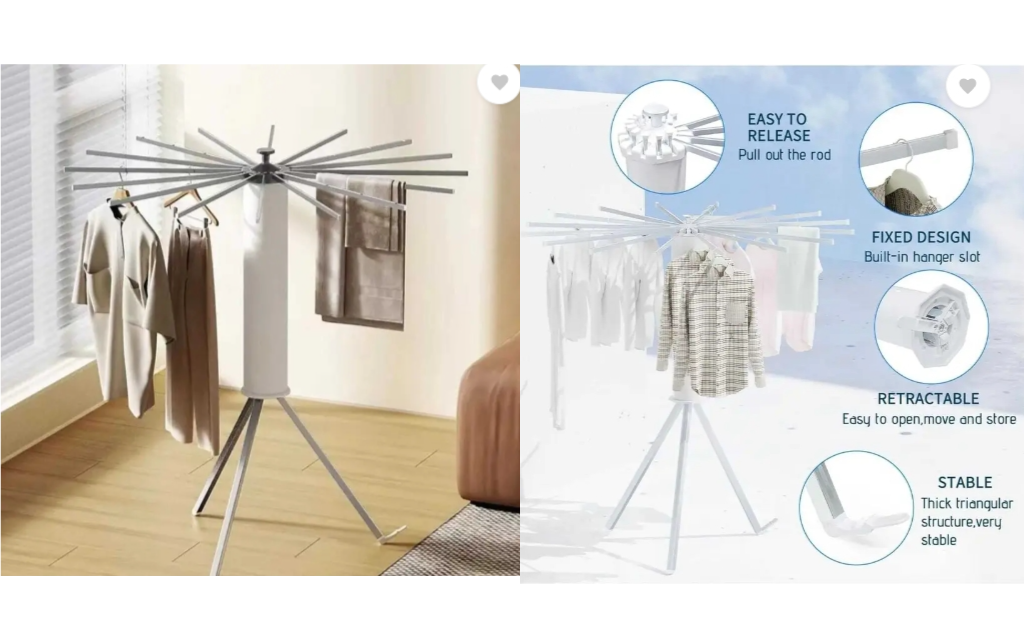 LUPPRA Aluminium Floor Cloth Dryer Stand Review 2025 – Best 360° Foldable Clothes Drying Rack in India
