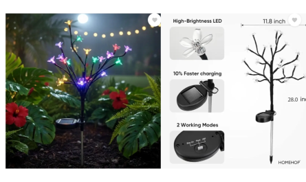 HomeHop Solar Garden Lights Review 2025 – Best Solar Garden Lights for Outdoor Decoration in India