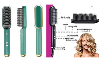 TOT Electric Hair Straightener Comb Brush Review 2025 – Best Hair Styling Tool in India