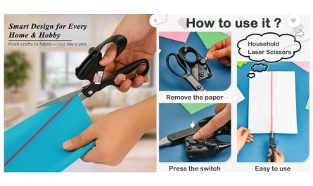 Vegoncart Laser Guided Scissors Review 2025 – Best Precision Cutting Tool for Crafts & Fabric