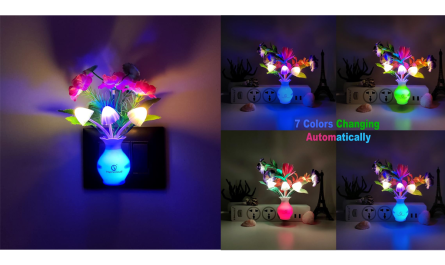 InspireCloud Auto On/Off Sensor Mushroom LED Night Lamp Review 2026 – Best Decorative Night Light in India