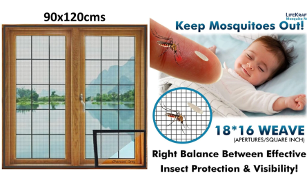 Lifekrafts 120 GSM Fiberglass Window Mosquito Net Review 2026 – Best Insect Protection for Homes in India