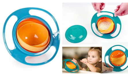 GTC Plastic Gyro Magic Bowl Review 2026 – Best 360° Spill-Proof Bowl for Kids
