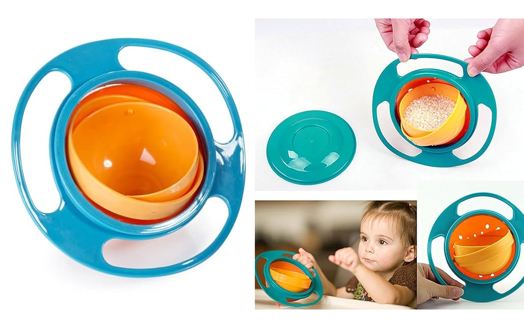 GTC Plastic Gyro Magic Bowl Review 2026 – Best 360° Spill-Proof Bowl for Kids
