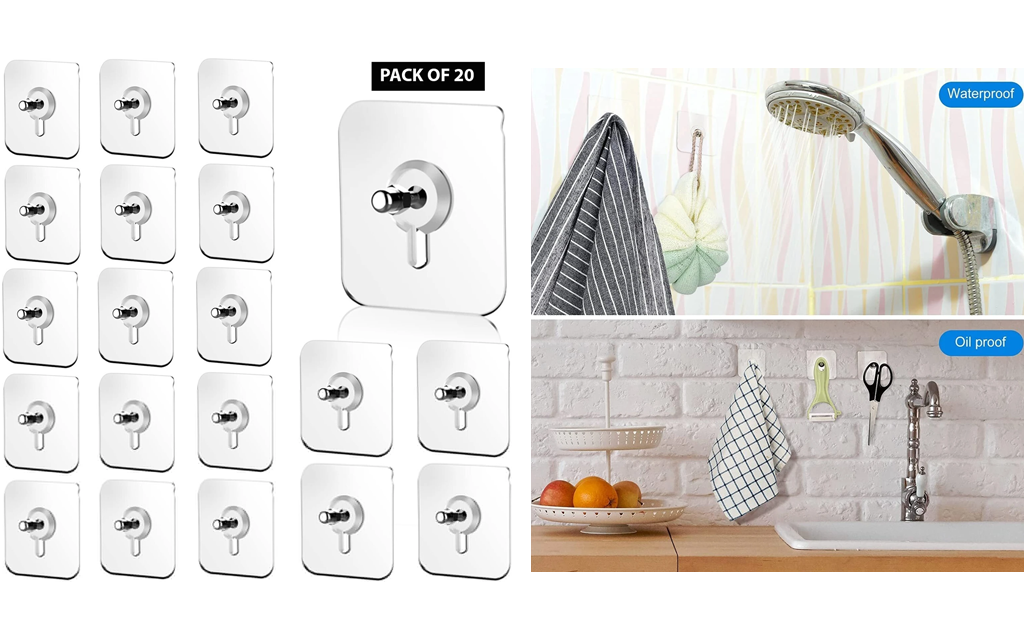 Daluci Nail Free Wall Screw Adhesive Hooks Review 2026 – Best Wall Hooks Without Drill in India