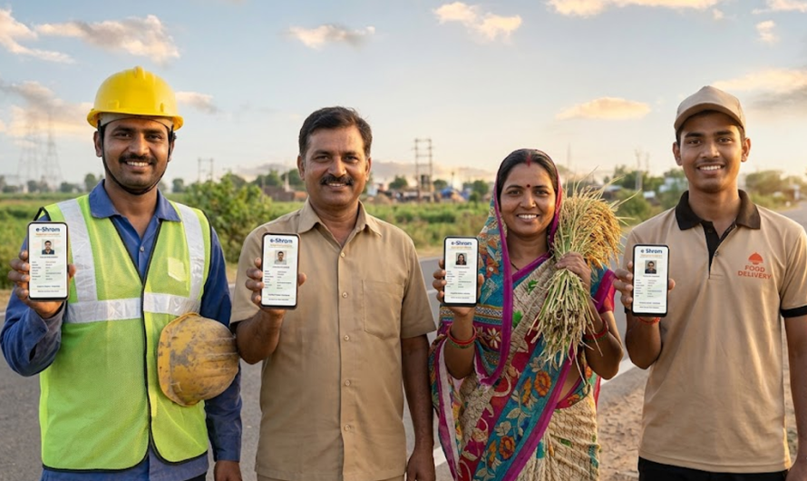 e-Shram Card Online Apply 2026 – Insurance, Welfare Schemes & Loan Benefits