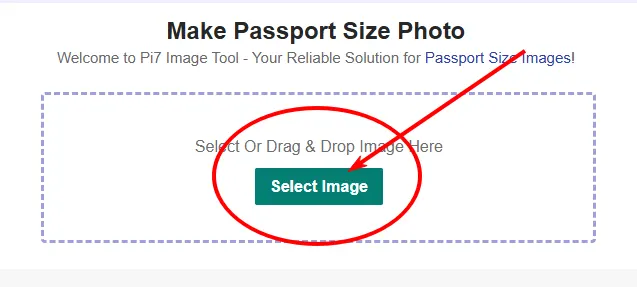 Passport Size Photo Maker Online Free using AI on laptop and smartphone