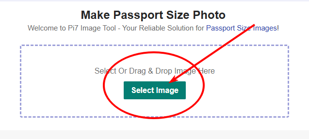 Passport Size Photo Maker Online Free using AI on laptop and smartphone